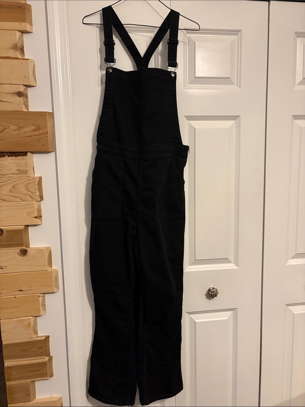 Madewell Adjustable Women’s Black Overalls M